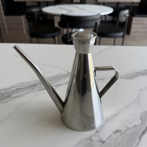 Bouteille d’huile Aura en acier inoxydable, 1/4L-250 ml