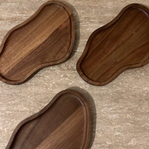 Minis planches en bois d’acacia Lili, 3 pcs