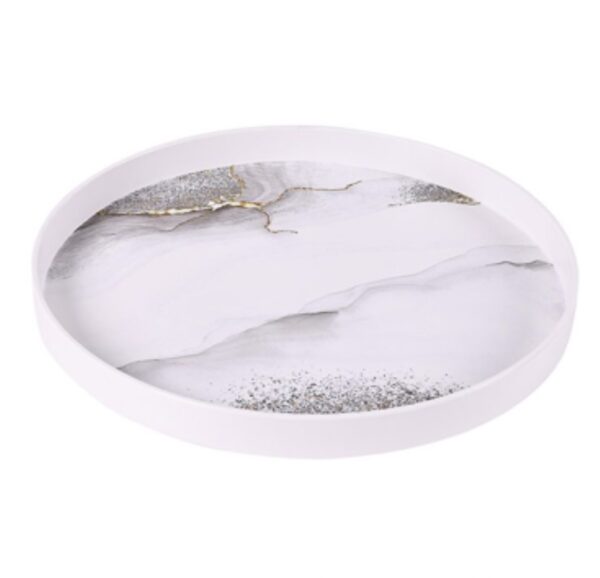 Plateau Merba, Blanc / Gold – Image 2