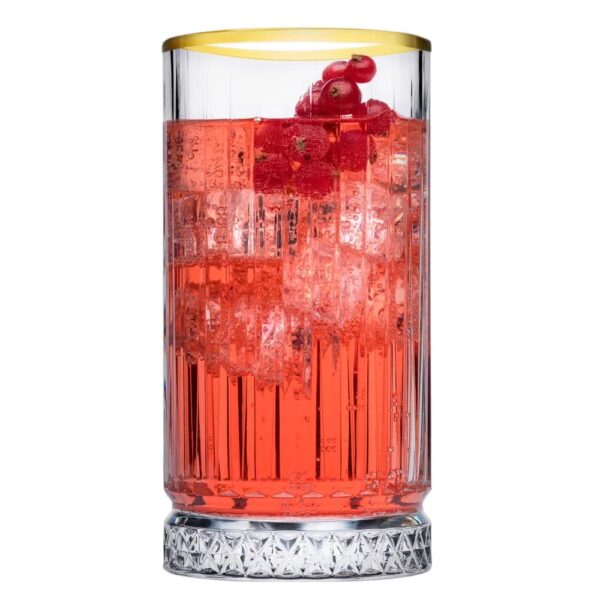 Verres longs Elysia Golden Touch 450 ml, 4 pcs – Image 2