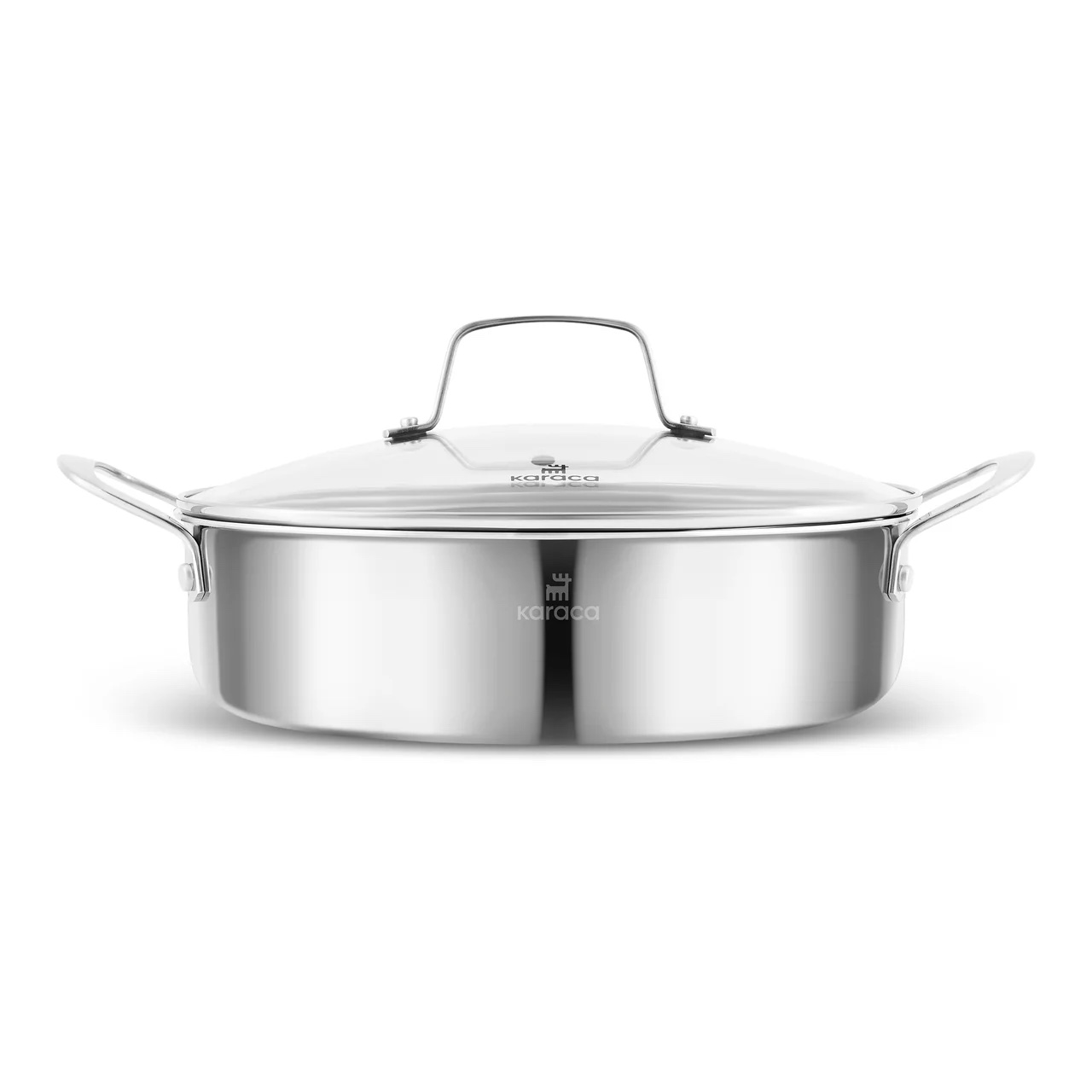 Batterie de cuisine Karaca Ceramica Steel 3Ply en Acier Inoxydable – Image 9