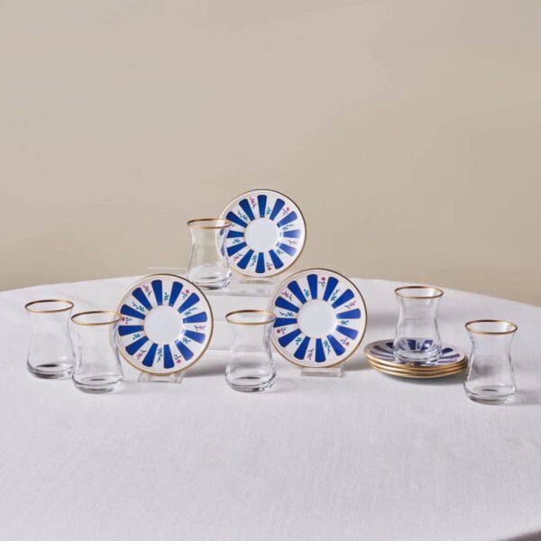 Set à thé Karaca Bursa , 6 pers / 12 pcs – Image 4