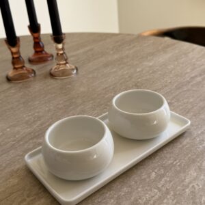 Set de bols en porcelaine Moon, 2 pcs