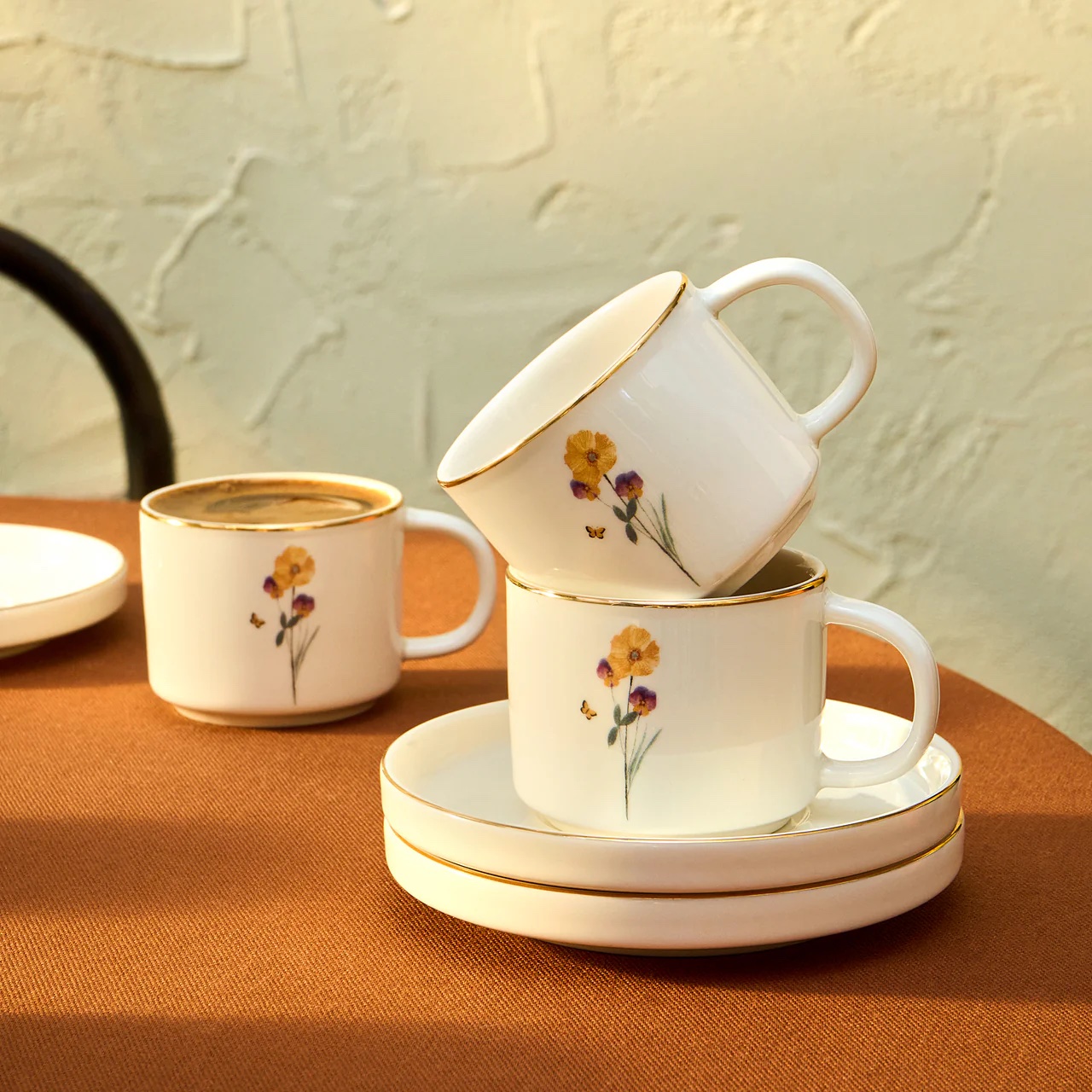 Set à café court Karaca Valencia, 6 pers- 12 pcs