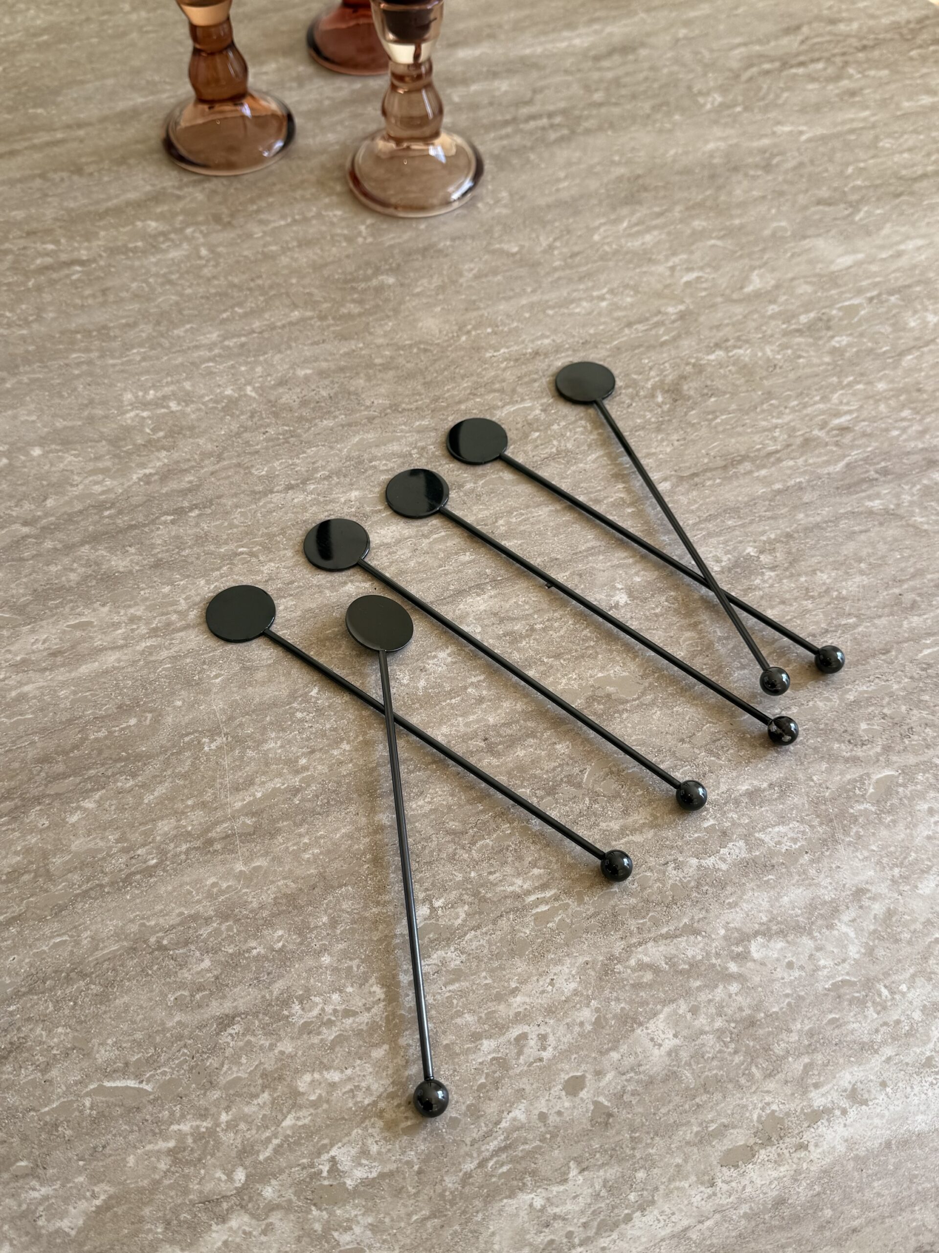 Cuillères à latte longues noires - Spoon