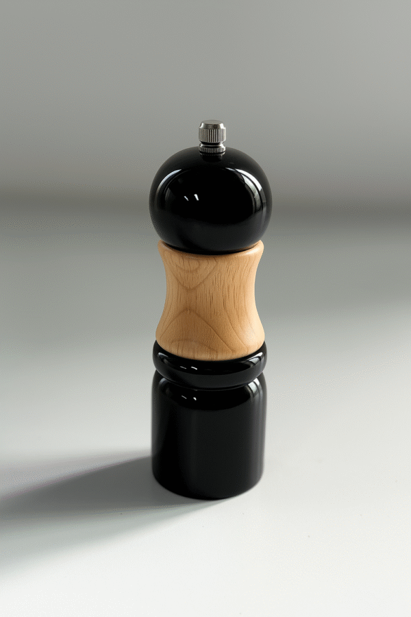 Salière/Poivrier Perotti Shefi noir, 1 pcs