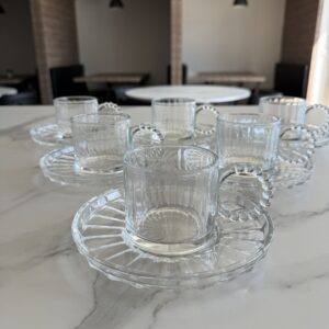 Set à café/thé Ringo Line Transparent 200 ml, 6 pers
