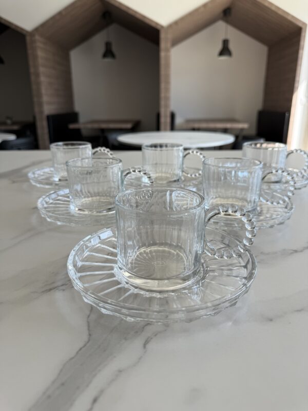 Set à café/thé Ringo Line Transparent 200 ml, 6 pers