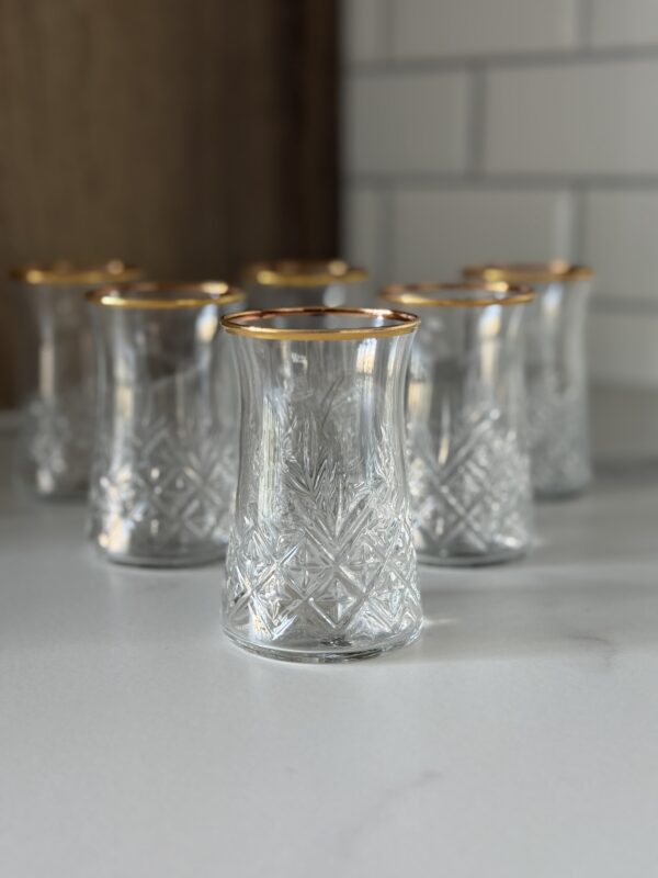 Verres à thé Timeless Golden-touch, 6 pcs