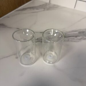 Salière & poivrier en verre Mila , 2 pcs