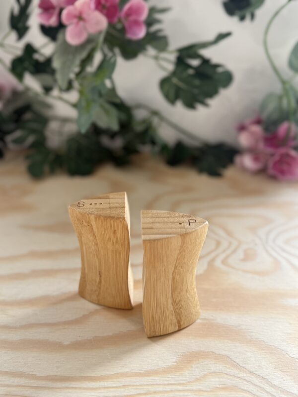Salière & poivrier en bambou Nila , 2 pcs