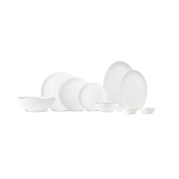 Service Stream Bone Light Lora blanc, 6 pers-29 pièces – Image 4