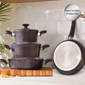 Batterie de cuisine Karaca Biogranit BlackGold , 7 pcs