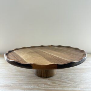 Présentoir rond , en bois d’acacia