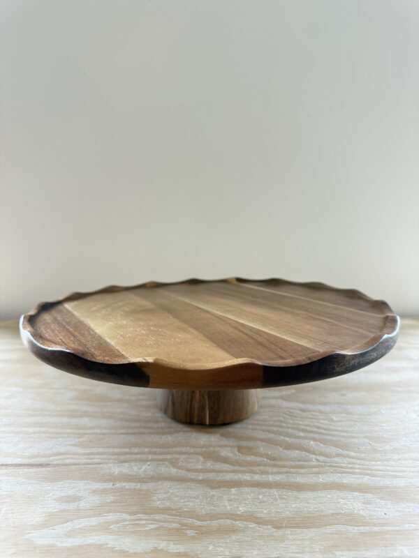 Présentoir rond , en bois d’acacia