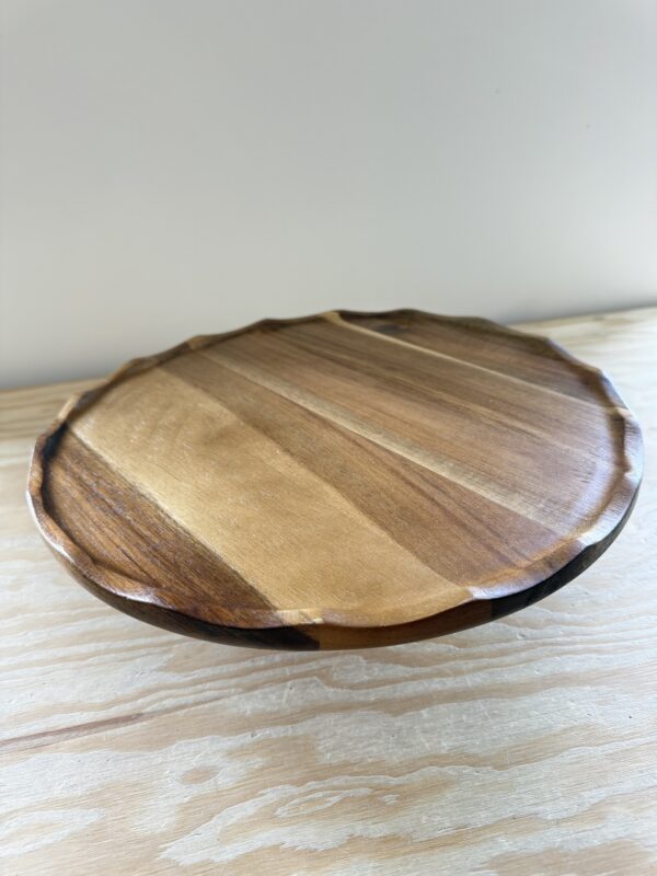 Présentoir rond , en bois d’acacia – Image 2