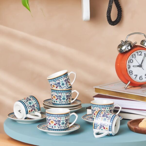 Set à café / thé Beylerbeyi  bleu  , 6 personnes – Image 2