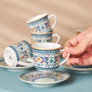 Set à café / thé Beylerbeyi  bleu  , 6 personnes