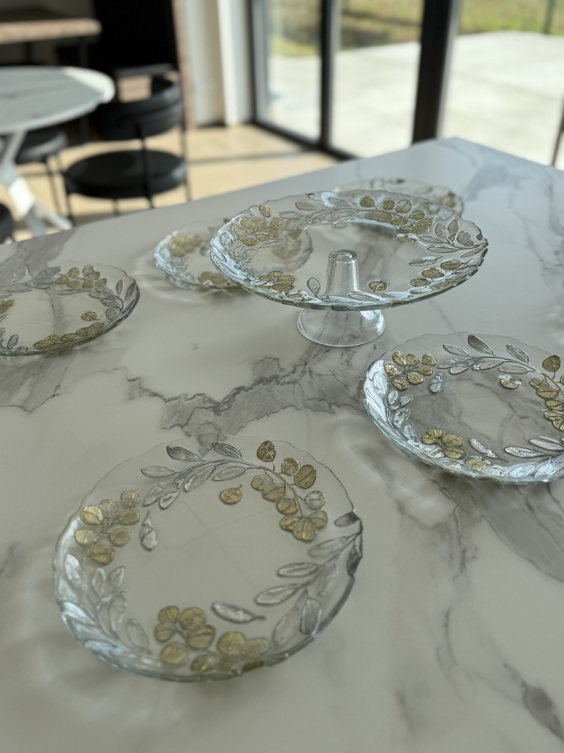 Service à dessert Eucalyptus, 6 pers- 7 pcs – Image 2