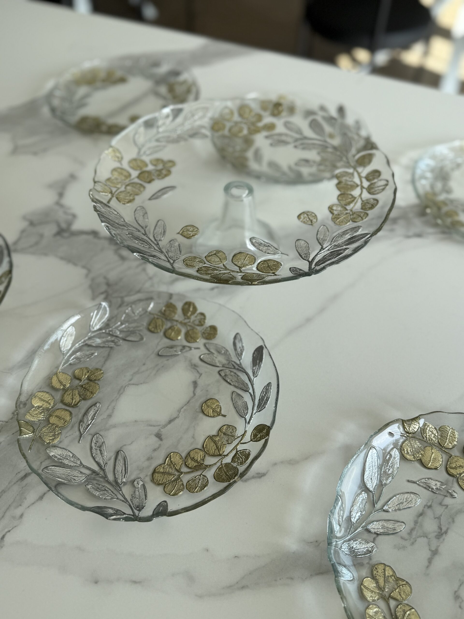 Service à dessert Eucalyptus, 6 pers- 7 pcs