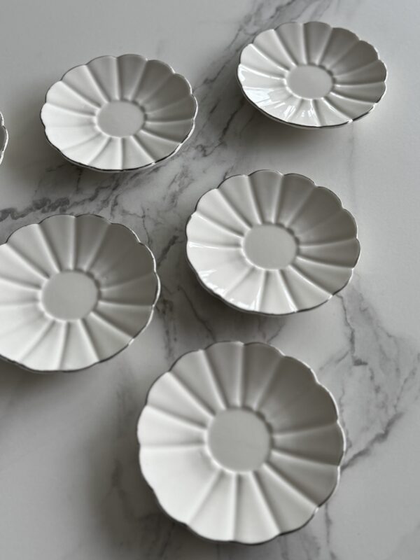 Set à café Tulay Blanc & Silver, 6 pers – Image 3