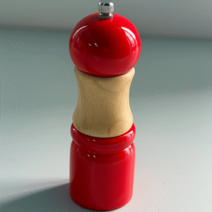 Salière/Poivrier Perotti Shefi rouge, 1 pcs