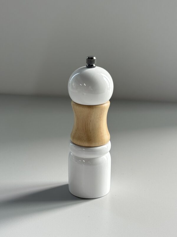 Salière/Poivrier Perotti Shefi blanc, 1 pcs