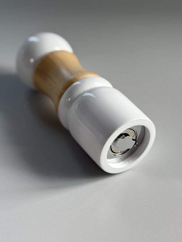 Salière/Poivrier Perotti Shefi blanc, 1 pcs – Image 2