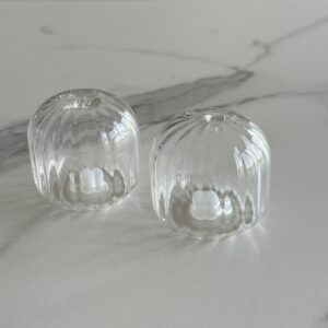 Salière & poivrier en verre Cutie, 2 pcs