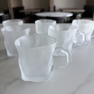 Verre White Freeze avec anse 200 ml , 6 pcs